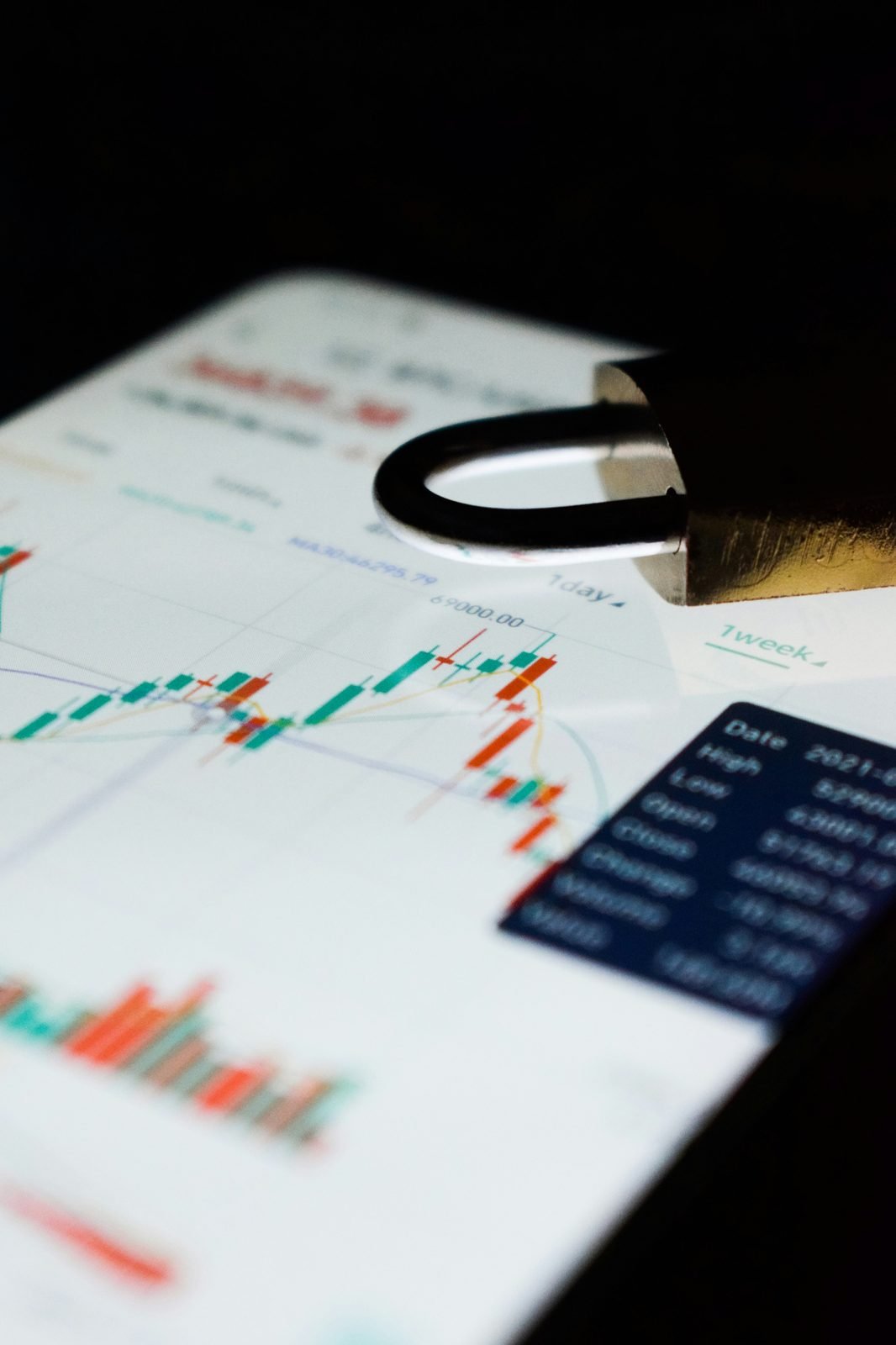 Client reviewing investment plans